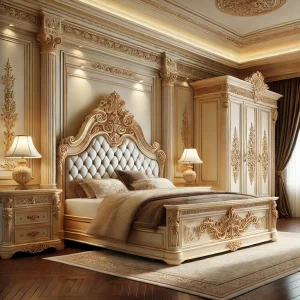 giường tủ tân cổ điển giá rẻ