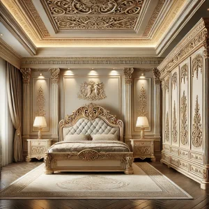 giường tủ tân cổ điển giá rẻ