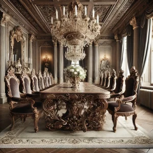 bàn ăn tân cổ điển giá rẻ