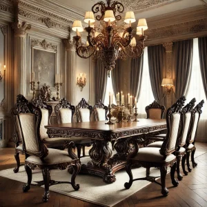 bàn ăn tân cổ điển giá rẻ